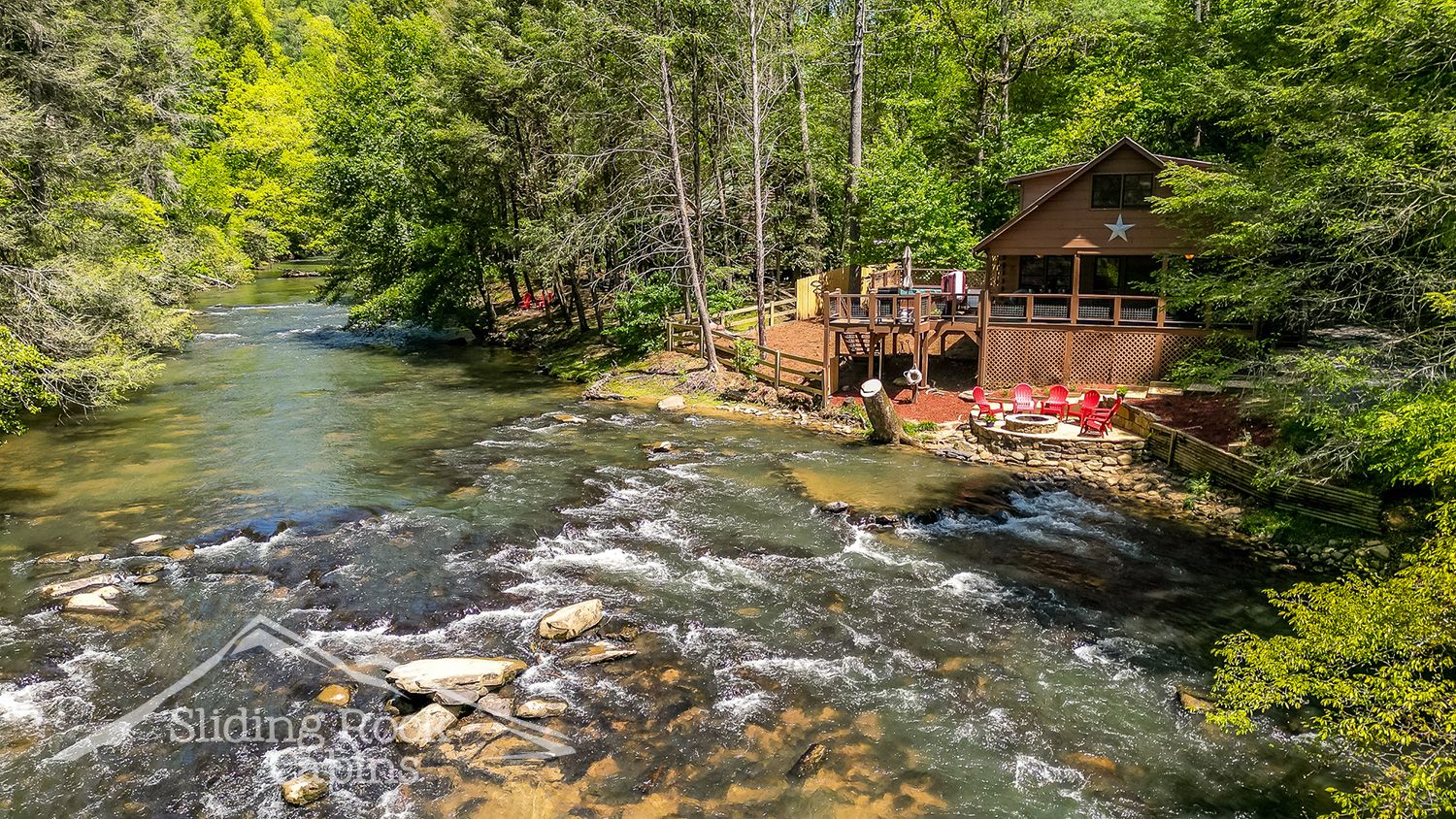 Water's Edge Cabins | Sliding Rock Cabins®