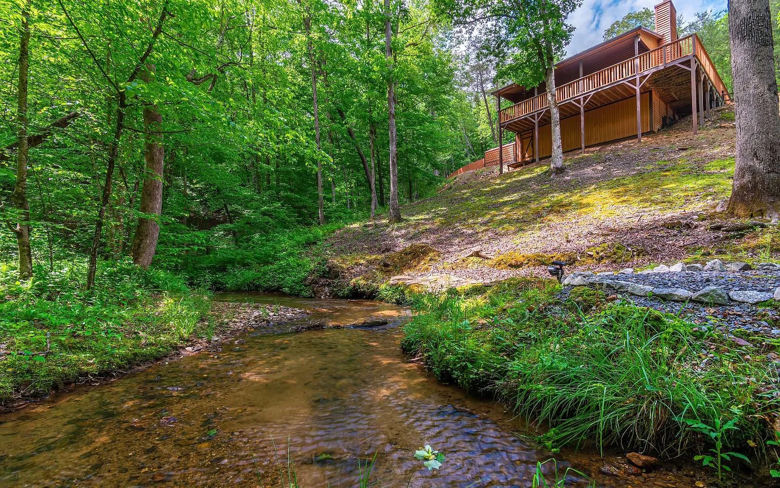 DoubleTap Creek | Sliding Rock Cabins®